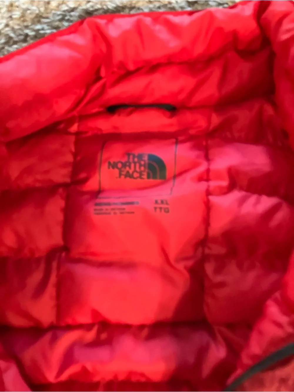 The North Face Red Puffer Jacket